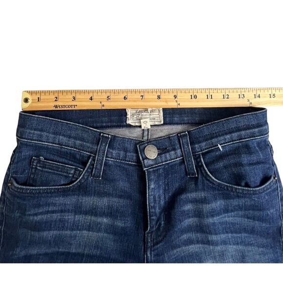 Current/Elliot Womens Dark Wash Low Rise Raw Hem Stiletto Skinny Jeans 27 - Picture 6 of 10
